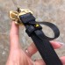 Gucci Width 2.5cm Leather Belt With Metal Flower 431438 Black 2018