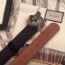 Gucci Width 3.8CM Feline Buckle Empreite Leather Belt 06 2017