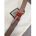 Gucci Width 2.5cm Calfkin Round Buckle Belt Red/Gold 2018