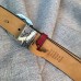 Gucci Tian print canvas belt with interlocking G