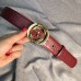 Gucci Signature belt with G buckle 370543 burgundy