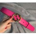 Gucci Signature belt with G buckle 370543 rose pink