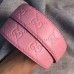 Gucci Signature belt with G buckle 370543 pink