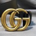 Gucci GG Width 3cm Calfskin Belt Black 2018