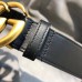 Gucci GG Width 3cm Calfskin Belt Black 2018