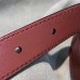 Gucci GG Width 2cm Calfskin Belt Burgundy 2018