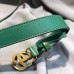 Gucci GG Width 2cm Calfskin Belt Green 2018