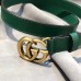 Gucci GG Width 2cm Calfskin Belt Green 2018