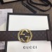 Gucci Width 4cm Signature Leather Belt Coffee with Interlocking G Buckle