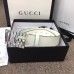 Gucci Width 3.5cm Leather Belt White with Crystals Square G Buckle