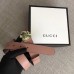 Gucci Width 3cm Leather Belt Nude Pink with Tiger Head 2018