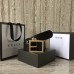 Gucci Width 4.8cm Leather Belt Black With Square Buckle