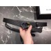 Gucci Width 3cm Leather Belt Black with Blue Crystal Dionysus Buckle