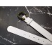 Gucci Width 3/3.5cm Leather Belt White with Green Crystal Dionysus Buckle