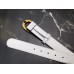 Gucci Width 3/3.5cm Leather Belt White with Red Crystal Dionysus Buckle