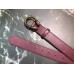 Gucci Width 3.5cm Leather Belt Burgundy with Dionysus Buckle