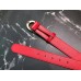 Gucci Width 3/3.5cm Leather Belt Red with Dionysus Stud Buckle