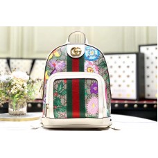 Gucci 547965 Ophidia GG Flora small backpack Beige/ebony GG Supreme canvas with Flora print