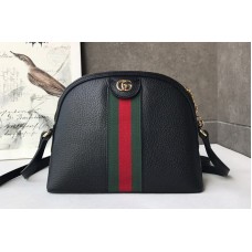 Gucci 499621 Ophidia small shoulder bag Black Leather With Web