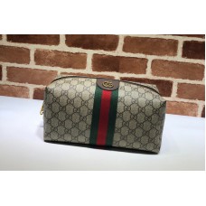 Gucci 572767 Ophidia GG toiletry case in Beige/ebony soft GG Supreme