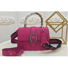 Gucci 448075 Dionysus Leather Top Handle Bags Rose