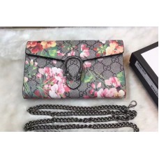 Gucci 401231 Dionysus Blooms print mini chain bags