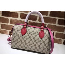 Gucci 409529 GG Supreme Top Handle Bags Rose