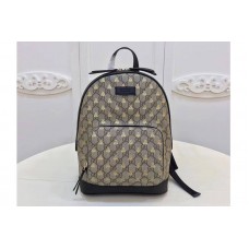 Gucci 427042 Embroidered Bees GG Supreme Backpack