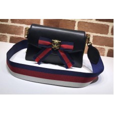 Gucci 453777 Broadway Leather Clutch Black