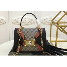 Gucci 497996 Osiride small GG Supreme top handle bags Snake