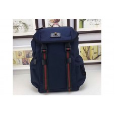 Gucci 429047 Techno Canvas Techpack Backpack Small Bags Blue