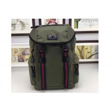 Gucci 429047 Techno Canvas Techpack Backpack Small Bags Green