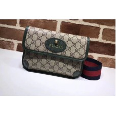 Gucci 489617  Totem GG Supreme messenger Bags Green