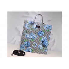 Gucci 450950 Soft GG Blooms tote Bags Blue