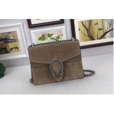 Gucci 421970 Dionysus Suede Mini Bags Gray