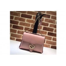 Gucci 510302 Interlocking GG Leather Crossbody Bags Pink