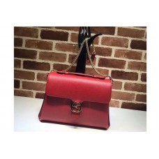 Gucci 510306 Interlocking GG Leather Crossbody Bags Red