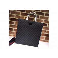 Gucci 495559 Soft GG Supreme tote shoulder Bags Black