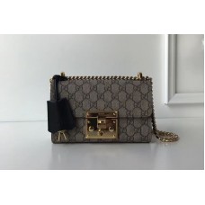 Gucci 409487 Padlock GG Supreme Canvas Shoulder Bags