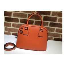 Gucci 449662 GG Calf leather top quality tote bags Orange