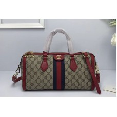 Gucci 524532 GG original canvas ophidia Tote Bags Red