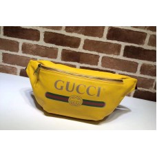 Gucci 527792 Print small belt bags Yellow