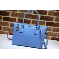 Gucci 449659 2way tote bag bag lady leather Bags Blue