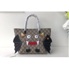 Gucci 525522 Children&#8217;s bat tote Bags Black