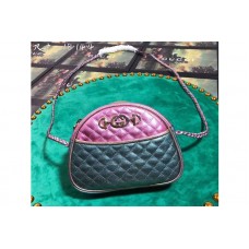 Gucci 534951 Laminated Leather Mini Bags Green And Pink