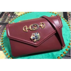 Gucci 537241 Rajah medium shoulder bags burgundy leather