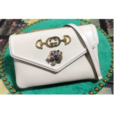 Gucci 537241 Rajah medium shoulder bags White leather