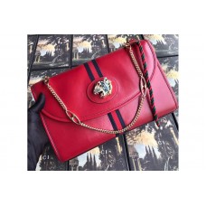 Gucci 564697 Rajah medium shoulder bags Red Leather