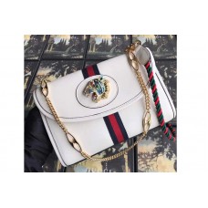 Gucci 570145 Rajah Small shoulder bags White Leather