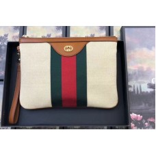 Gucci 576053 Vintage canvas pouch Beige vintage canvas